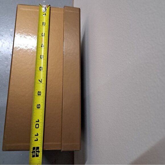 Authentic Gucci Box Light Brown Shiny Rare - Box Only 12 x 11 x 4.25 - Picture 7 of 9